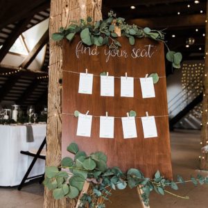 Tischplan "greenery"