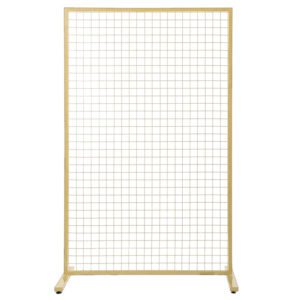 Hochzeit Hintergrund "Grid" eckig für Dekoration in Gold