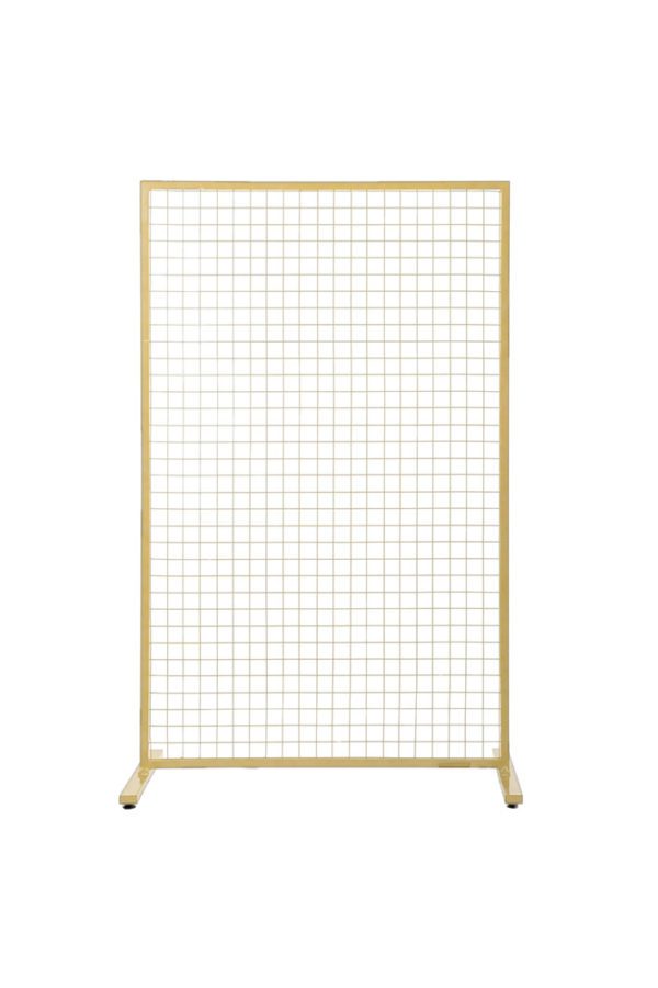 Hochzeit Hintergrund "Grid" eckig für Dekoration in Gold