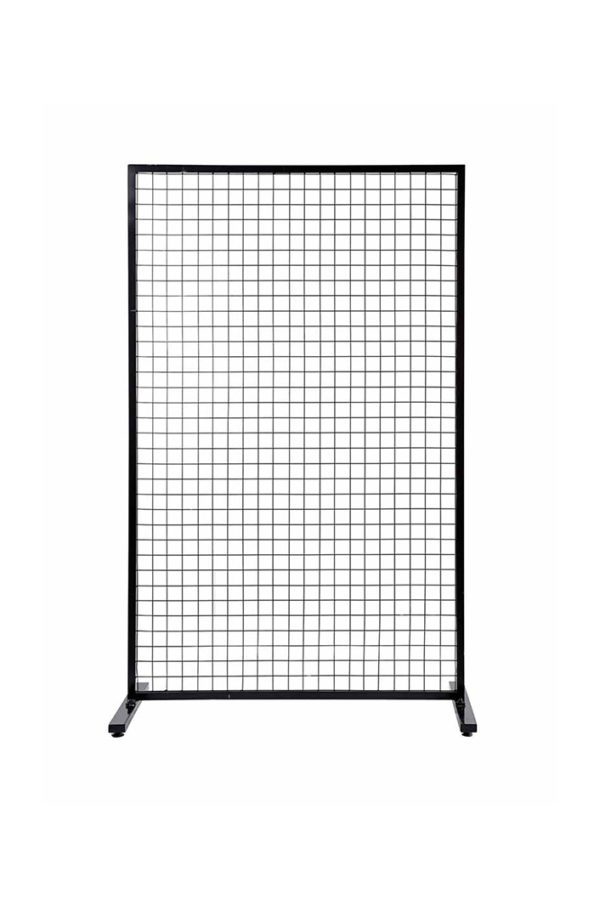 Hochzeit Hintergrund "Grid" eckig für Dekoration in Schwarz