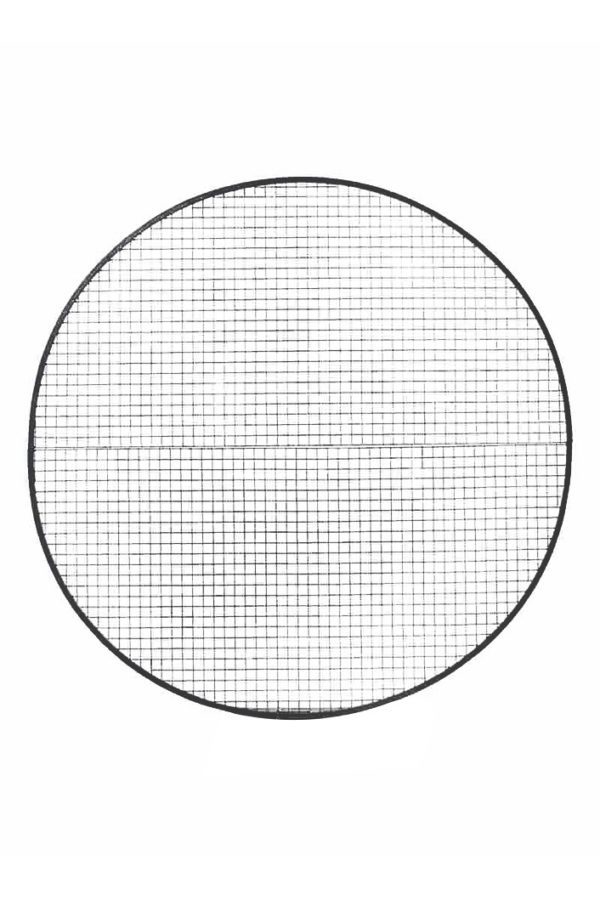 Hochzeit Hintergrund "Grid" rund für Dekoration in Schwarz