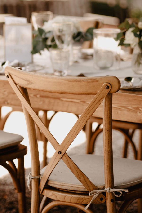 Cross Back Chairs Holz – Bild 5