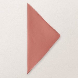 Stoffserviette aus Polyester in Terra Cotta