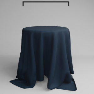 Runde Tischdecke in Insignia Blue  | ⌀ 330 cm