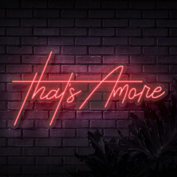 Neon Schriftzug "That's Amore"