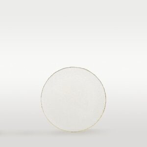 Brotteller mit Goldrand & Relief
