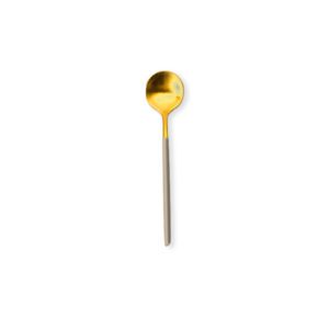 Besteck Beige & Gold - Kaffeelöffel