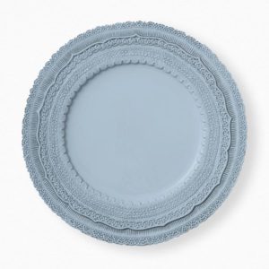 Platzteller "Lace Plate" in powder blue