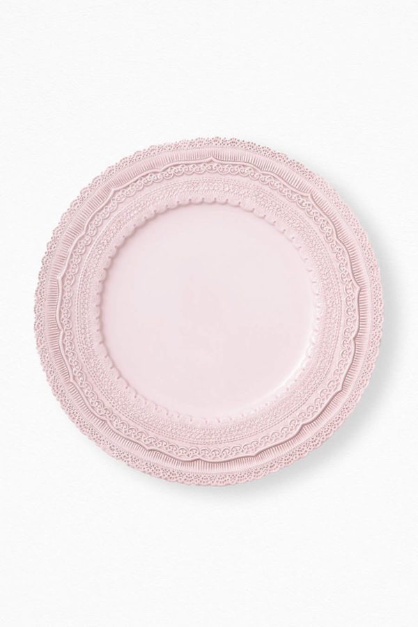 Platzteller "Lace Plate" in soft blush