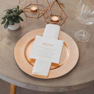 Platzteller Kupfer