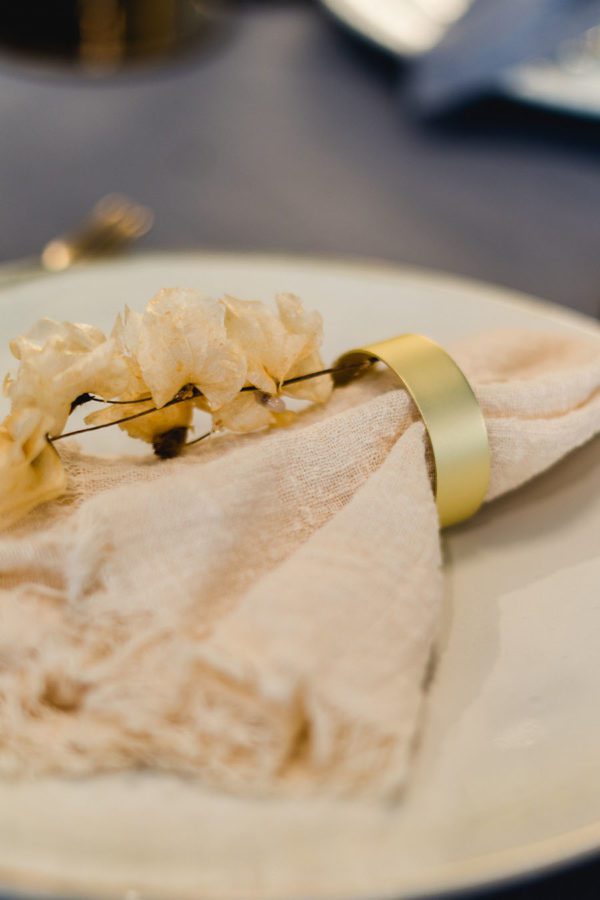 Serviettenringe in gold matt
