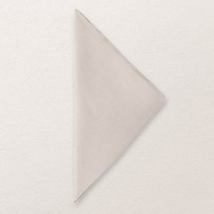 Stoffserviette aus Polyester in Buttercream