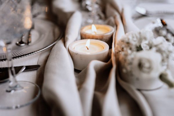 Table Runner in Macchiato Beige – Bild 2