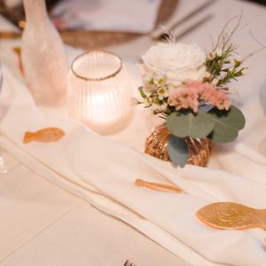 Table Runner in Offwhite