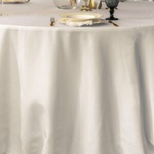 Runde Tischdecke in Creme | ⌀ 330 cm