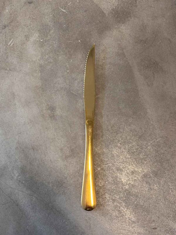Besteck Gold Glanz Set 7-teilig – Bild 5