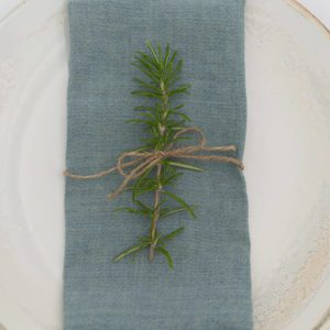 Leinenservietten in mint (Stonewashed)