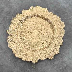 Platzteller "Glamour" in gold ⌀ 35,5cm