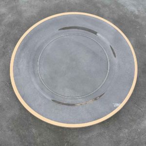 Platzteller mit goldrand in mattgold ⌀ 33cm