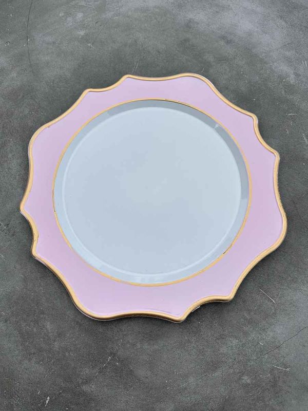 Platzteller "Sunflower Rose" mit goldrand ⌀ 33cm