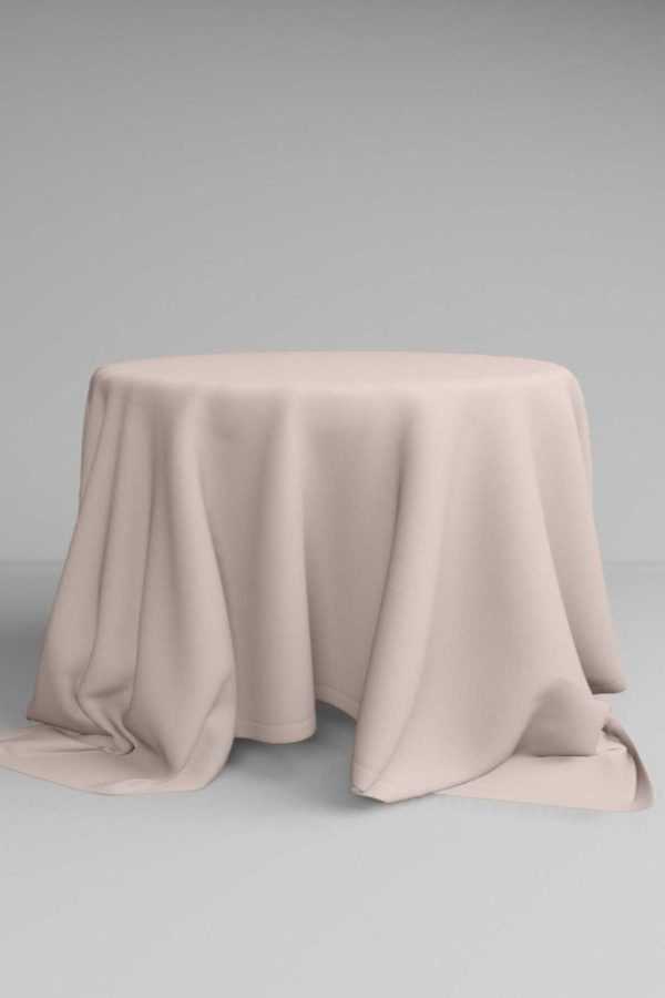 Runde Tischdecke in Blush | ⌀ 330 cm