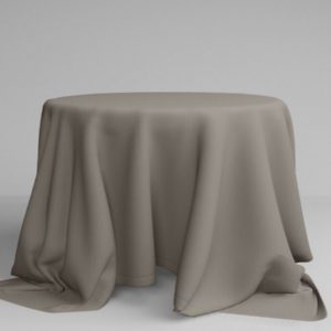 Runde Tischdecke in Simply Taupe  | ⌀ 330 cm