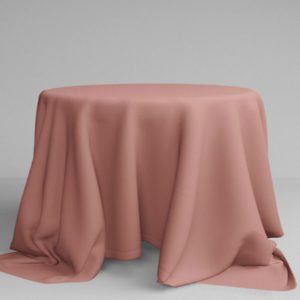 Runde Tischdecke in Terra Cotta  | ⌀ 330 cm