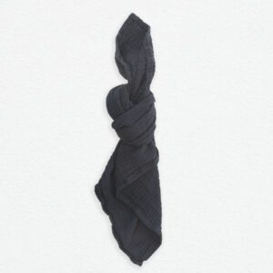 Baumwollserviette Midnight Navy Blue Waffle