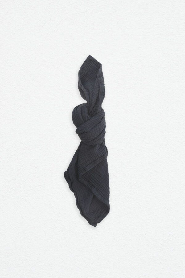 Baumwollserviette Midnight Navy Blue Waffle