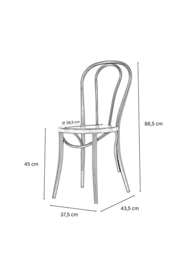 Bentwood Chairs in Weiß – Bild 2