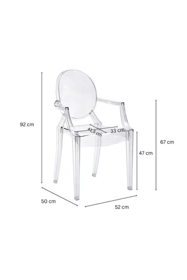 Ghost Style Victoria Armrest Chairs – Bild 15