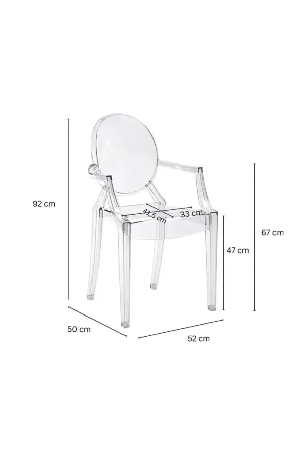 Ghost Style Victoria Armrest Stühle – Bild 17
