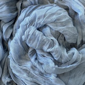 Fineart Chiffon-Tischläufer Dusty Blue 70x250cm