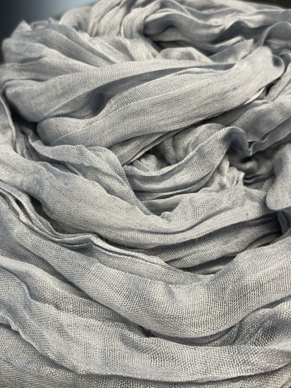 Fineart Chiffon-Tischläufer Dusty Grey 70x250cm