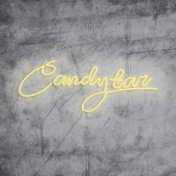 Neon Schriftzug "Candy Bar"
