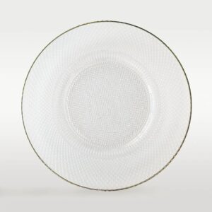 Platzteller golden Sparkle mit Goldrand ⌀ 33cm
