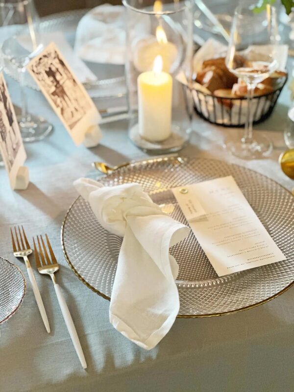 Platzteller golden Sparkle mit Goldrand ⌀ 33cm – Bild 3