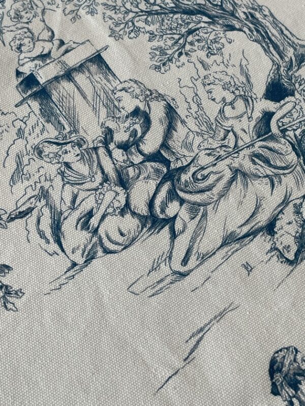 Stoffserviette aus Baumwolle - toile de jouy