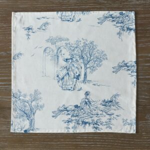 Stoffserviette aus Baumwolle - toile de jouy