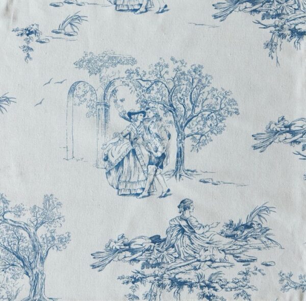 Runde Tischdecke toile de jouy | ⌀ 330 cm