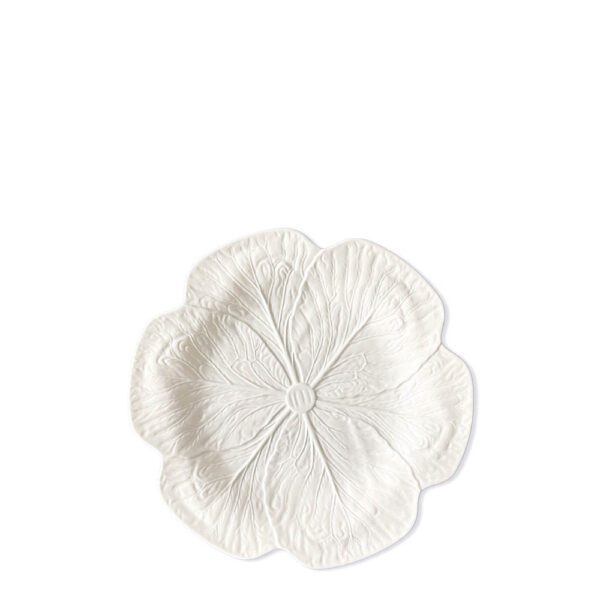4tlg. Porzellan Teller-Set: Cabbage Beige by Bordallo Pinheiro – Bild 3