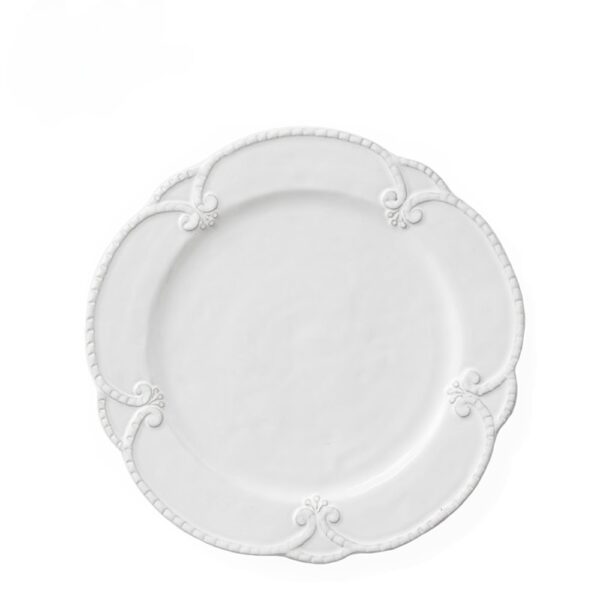 4tlg. Porzellan Teller-Set: Royal Flower White – Bild 4