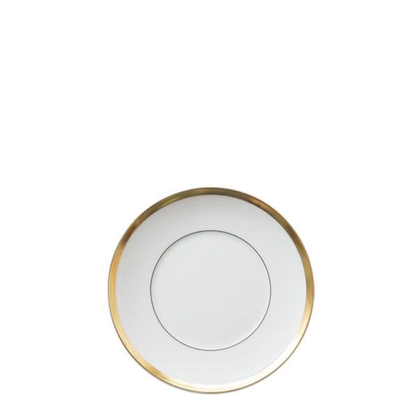 4tlg. Porzellan Teller-Set Shine Gold mit goldrand – Bild 5