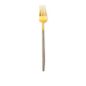 Besteck Beige & Gold - Vorspeisegabel