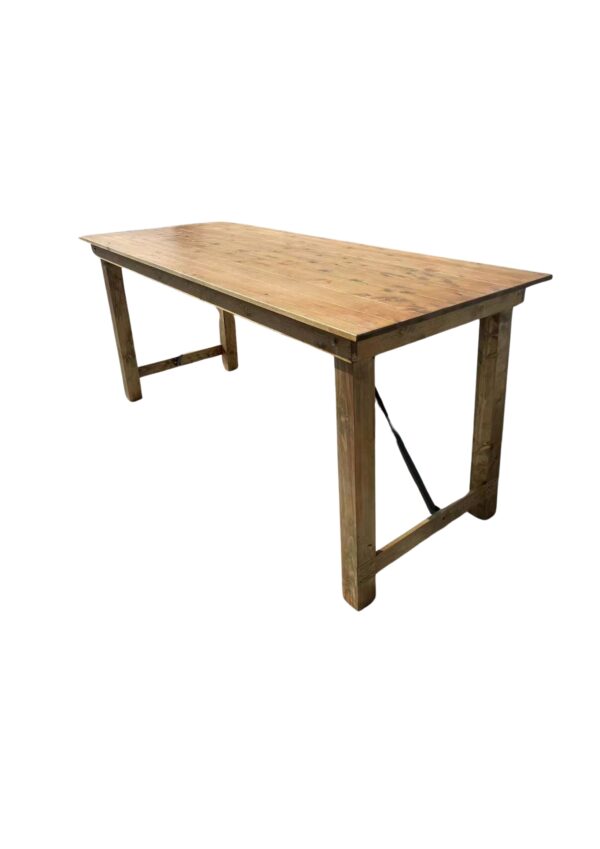 Hochtisch / Holztisch aus Kiefer: 243cm x 100cm