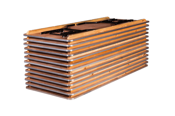 Banketttisch Eckig 243x100x76cm für bis zu 10 Personen – Bild 2