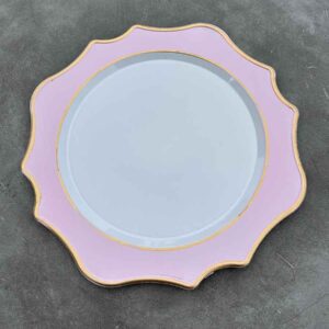 Platzteller "Sunflower Rose" mit goldrand ⌀ 33cm