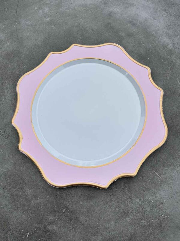 Platzteller "Sunflower Rose" mit goldrand ⌀ 33cm