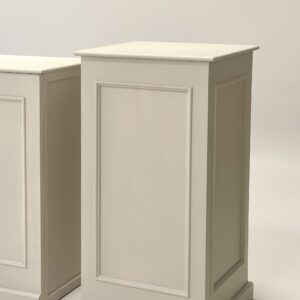 Mobile Bar-Säule Stage macchiato beige rechteckig 60x60x115cm