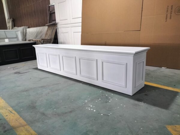 Bar Sideboard / Sitzbank 250x47x60cm weiß